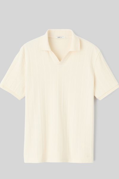 Polo maille fantaisie