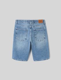 Bermuda en jean stone