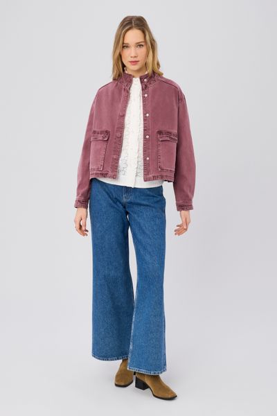 Veste col montant