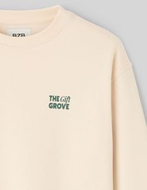 Sweat imprimé devant/dos