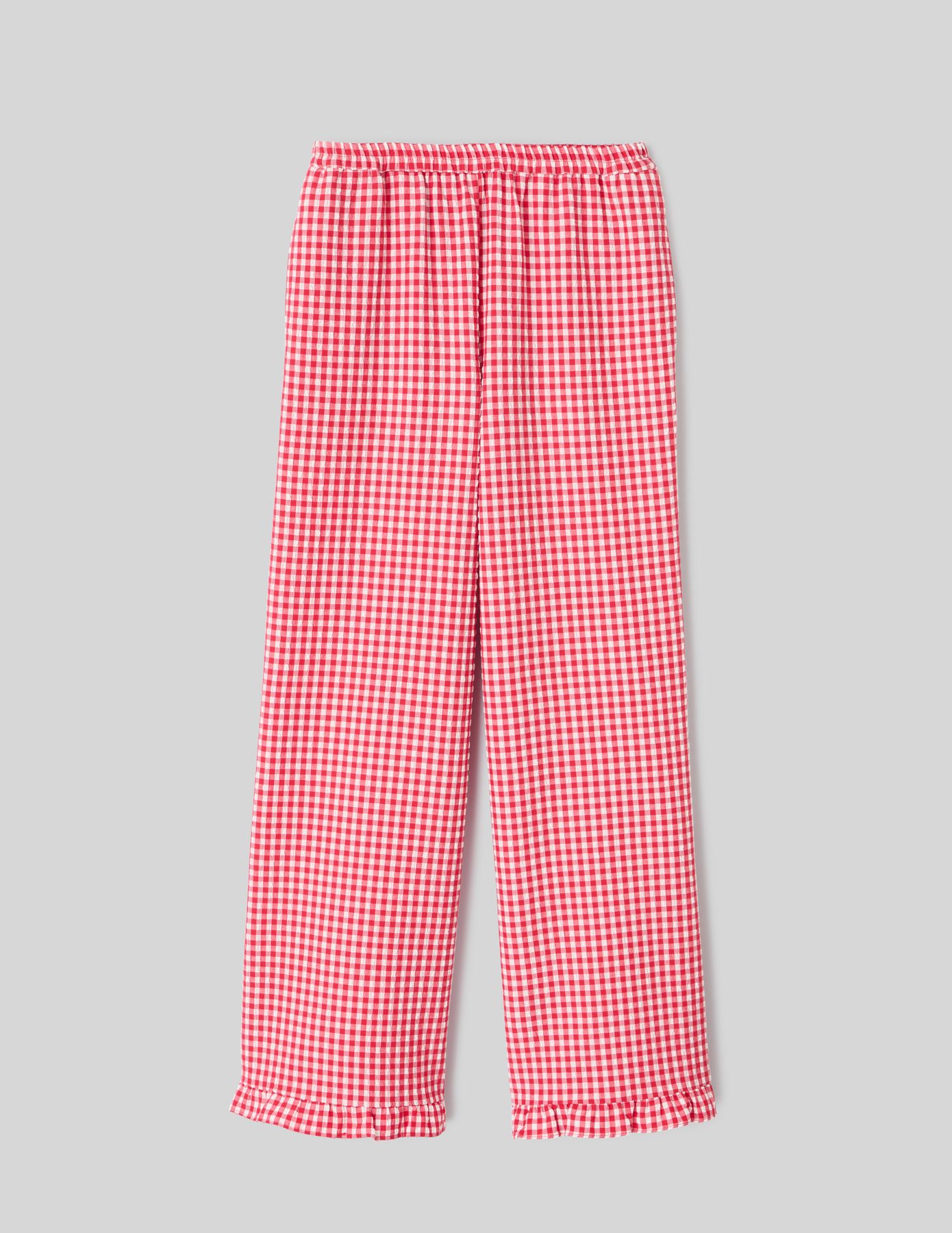 Pantalon fluide vichy