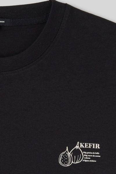 T-shirt imprimé devant dos