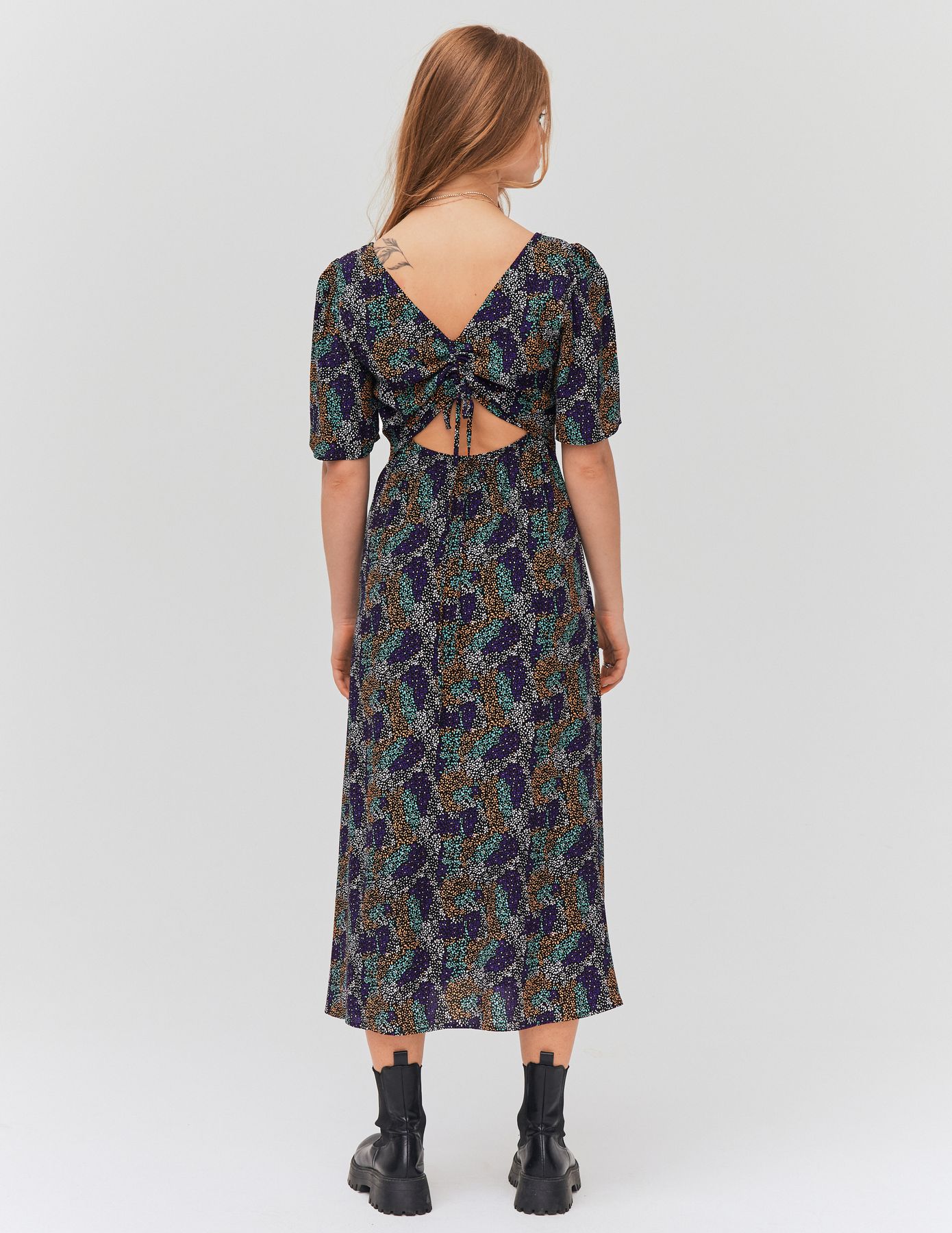 Robe longue dos ouvert