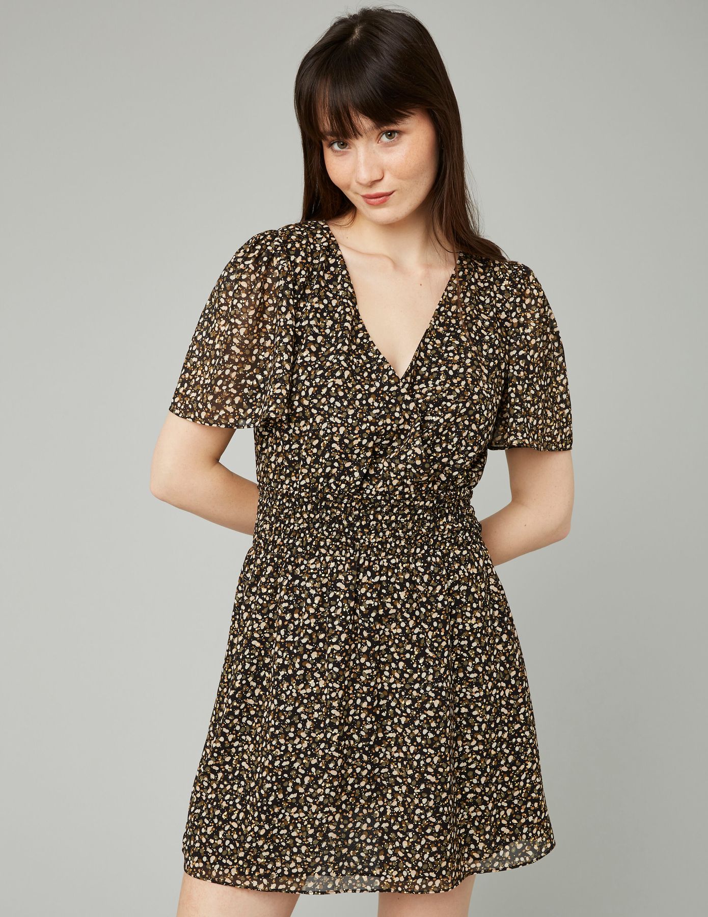 Robe courte imprimée