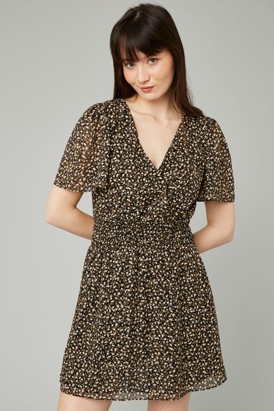 Robe courte imprimée