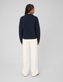 Pantalon straight velours