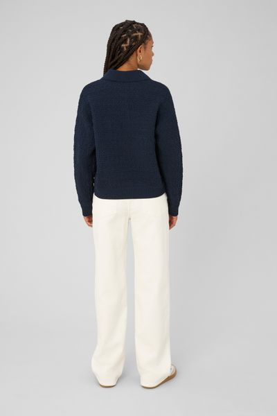 Pantalon straight velours