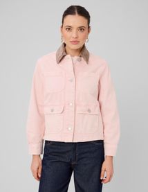 Barn jacket col velours