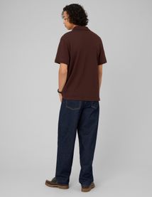 Polo maille c&ocirc;tel&eacute;e