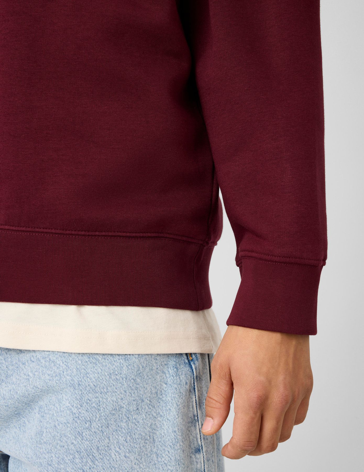 Sweat col polo zipp&eacute;
