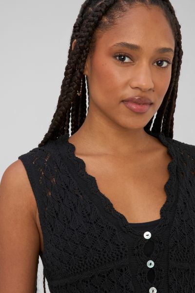 Gilet sans manches crochet