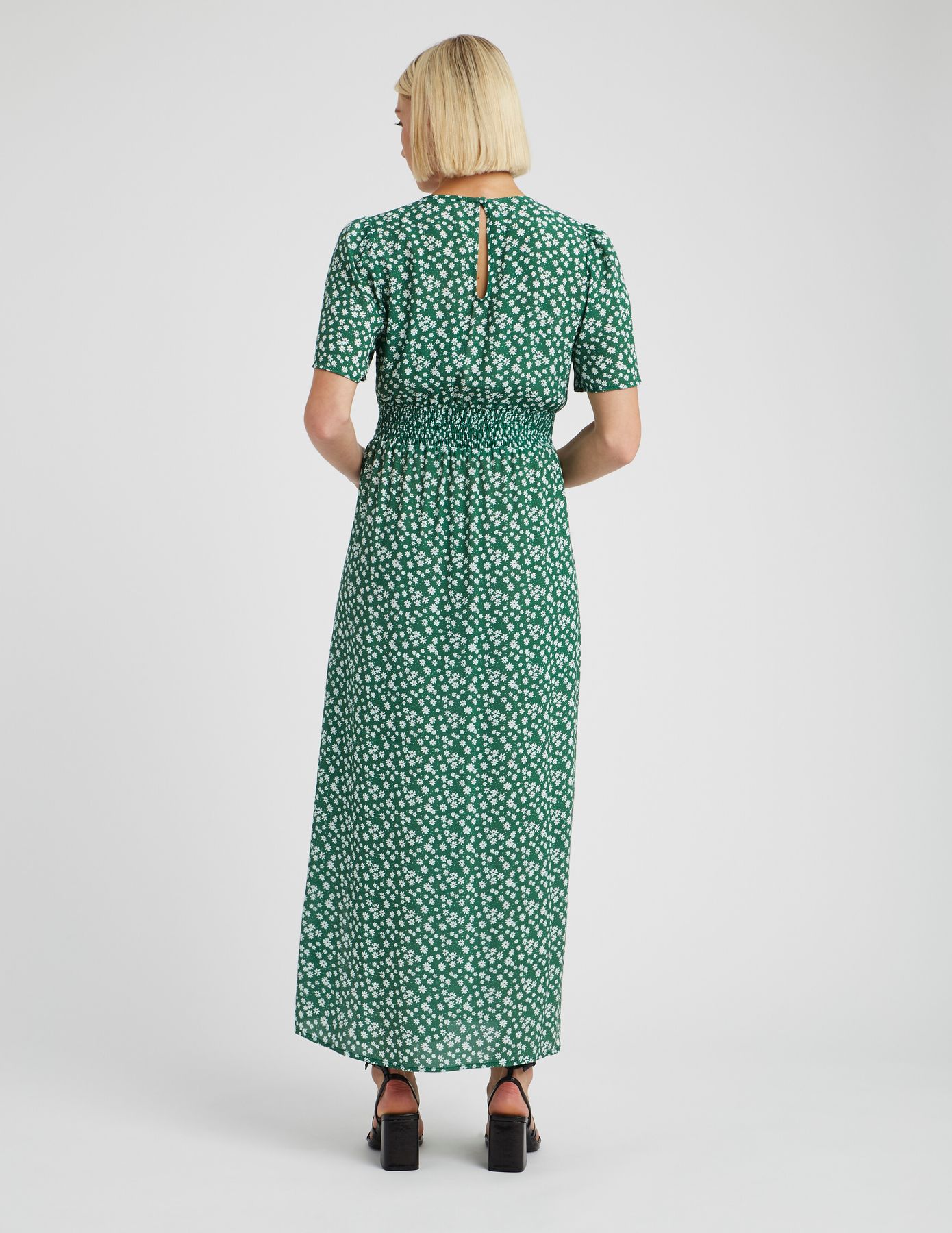 Robe longue imprim&eacute;e