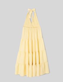 Robe longue d&eacute;tail bijoux