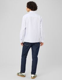 Chemise &agrave; rayures fines