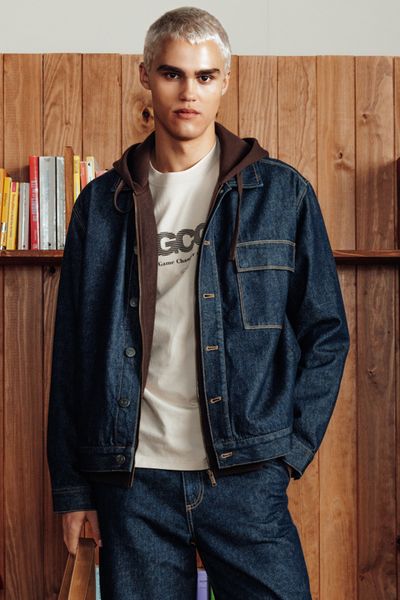 Veste trucker en jean
