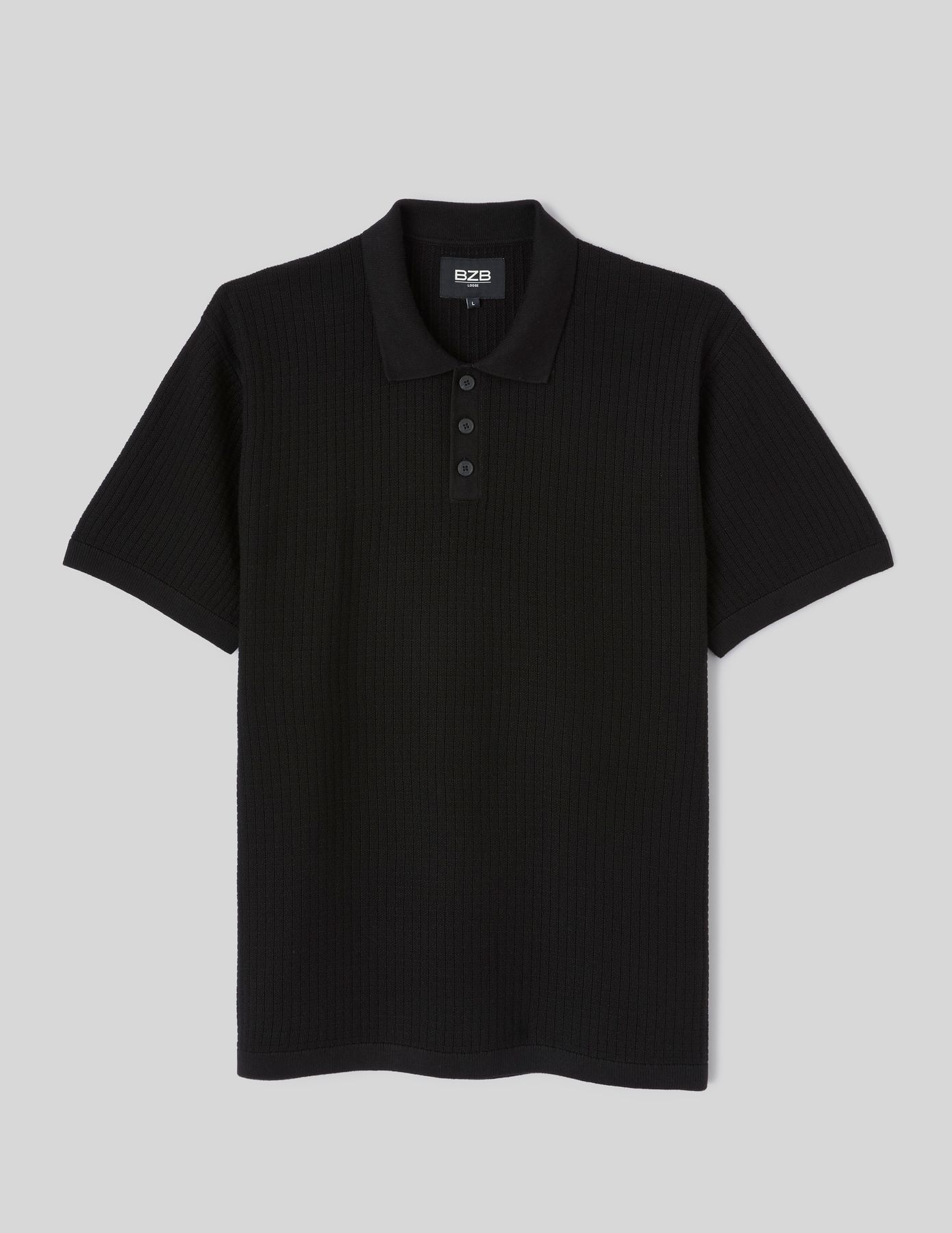 Polo maille c&ocirc;tel&eacute;e