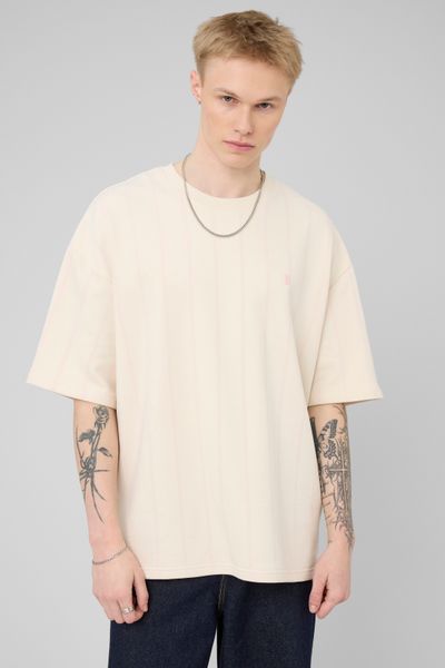 T-shirt en molleton ray&eacute;