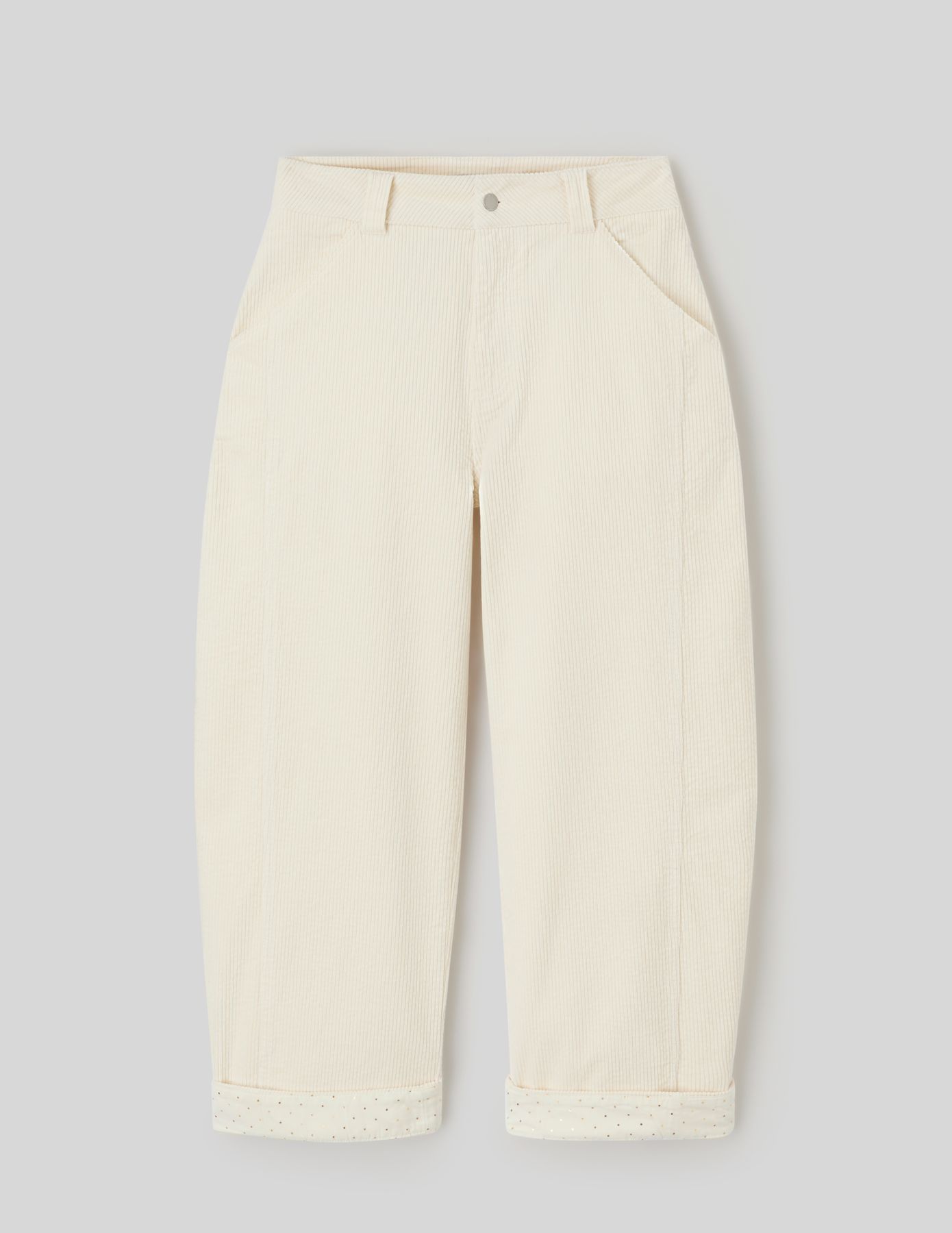 Pantalon balloon en velours