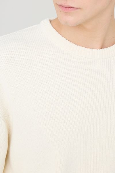 Pull chenille col rond