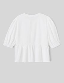 Chemise rayée à nœuds