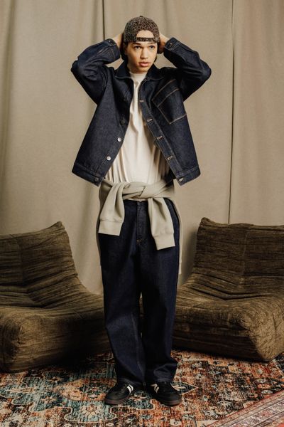 Veste trucker en jean