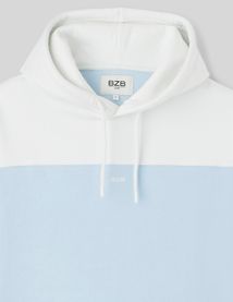 Sweat à capuche colorblock