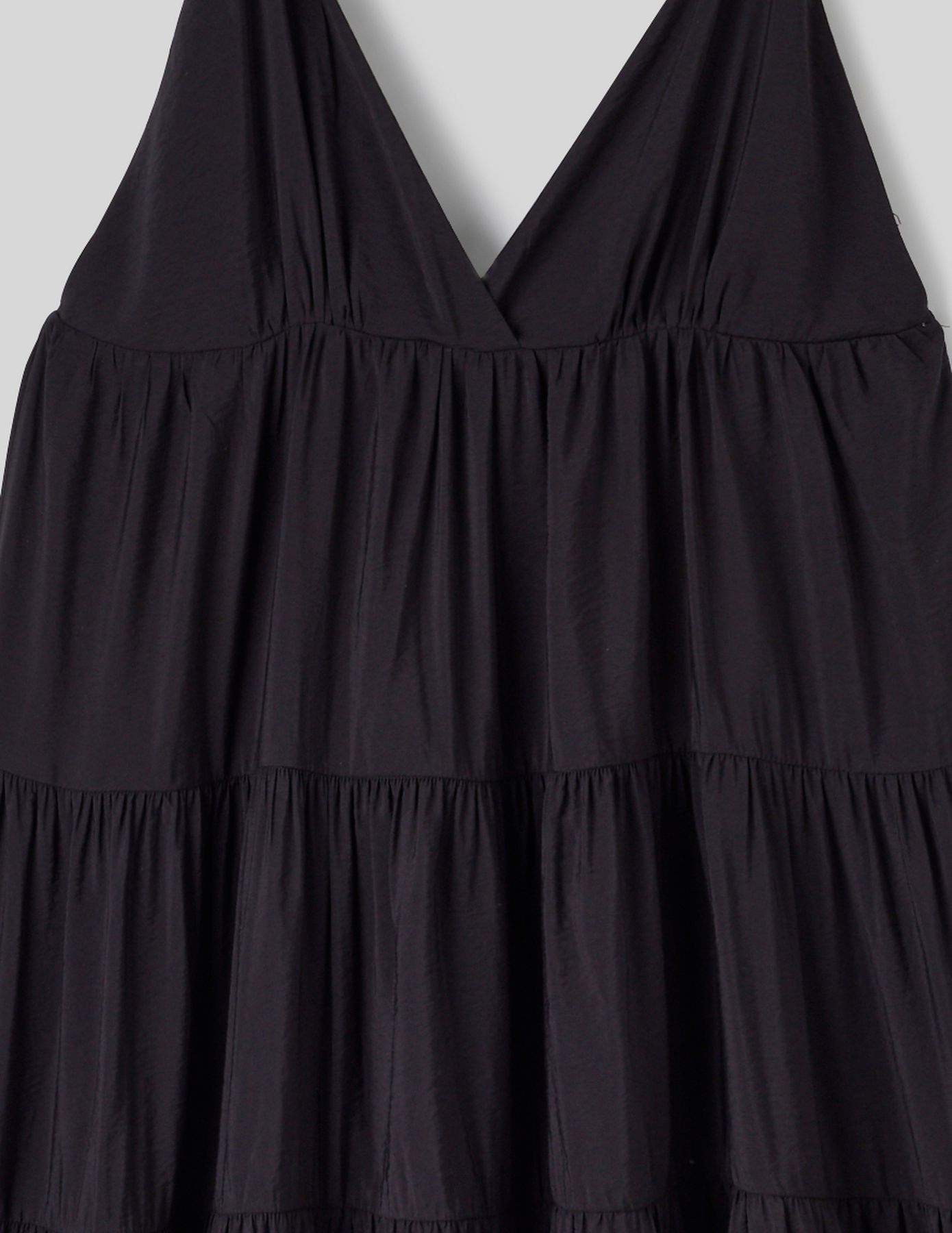 Robe longue fluide à étages