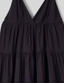 Robe longue fluide à étages