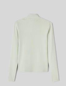T-shirt col montant uni