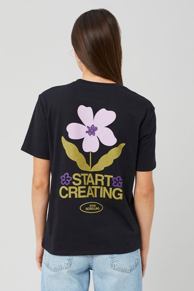 T-shirt imprimé devant/dos