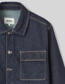 Veste trucker en jean