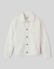 Veste boutonnée en twill