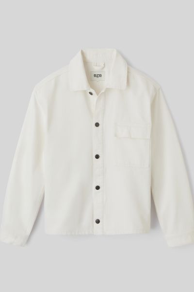 Veste boutonnée en twill
