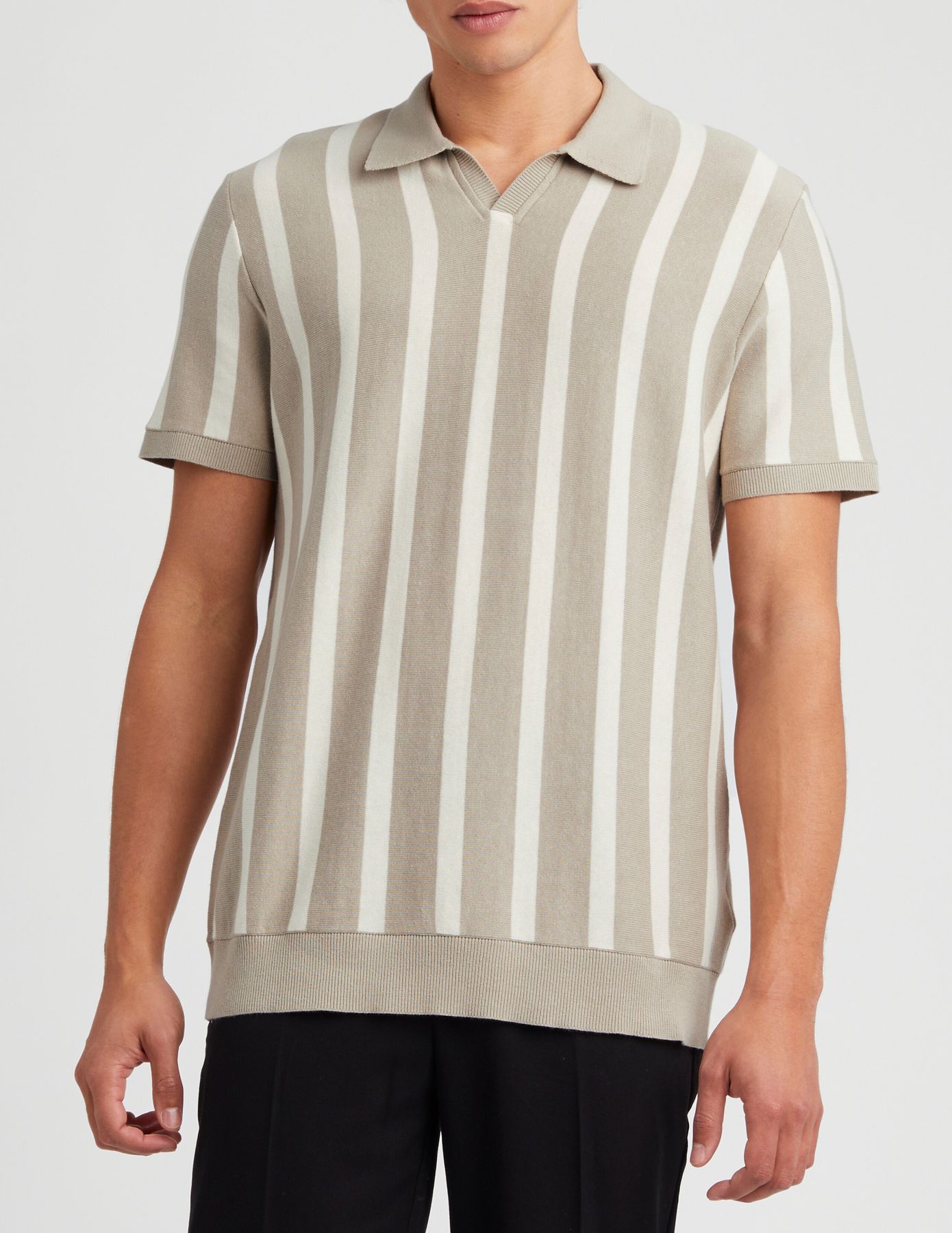 Polo &agrave; rayures