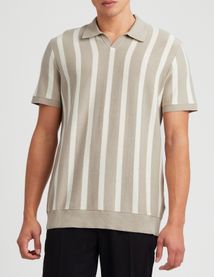 Polo &agrave; rayures