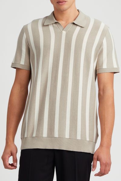 Polo &agrave; rayures