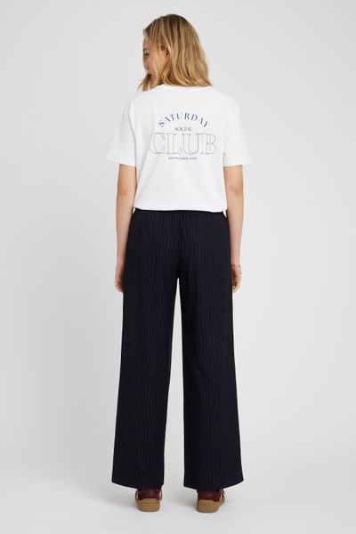 Pantalon fluide rayé