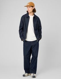 Veste en denim zipp&eacute;e