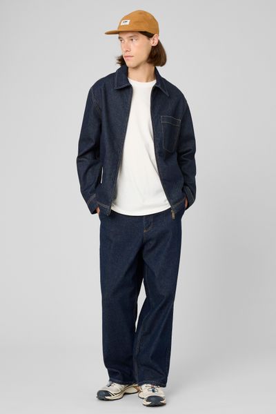 Veste en denim zipp&eacute;e