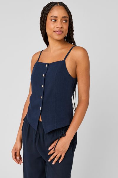 Top &agrave; d&eacute;tails bijoux