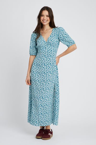 Robe longue imprimée