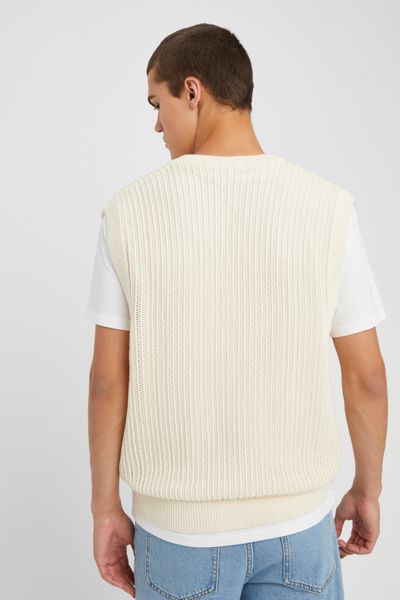Pull uni sans manches