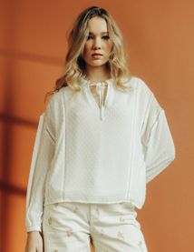 Blouse en plumetis