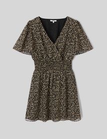 Robe courte imprimée