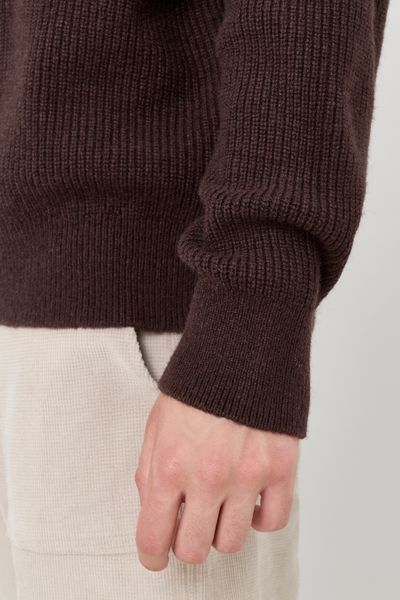 Pull col camionneur en laine