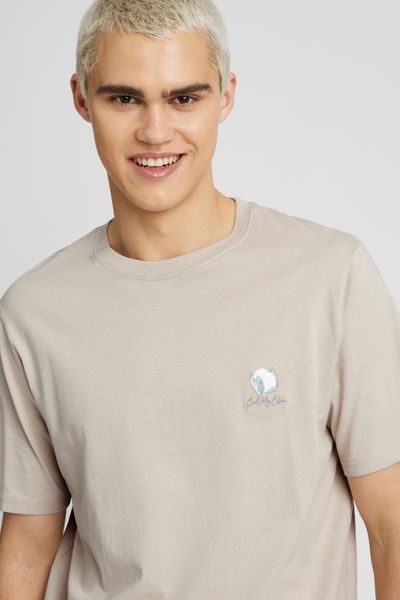 T-shirt brodé à message