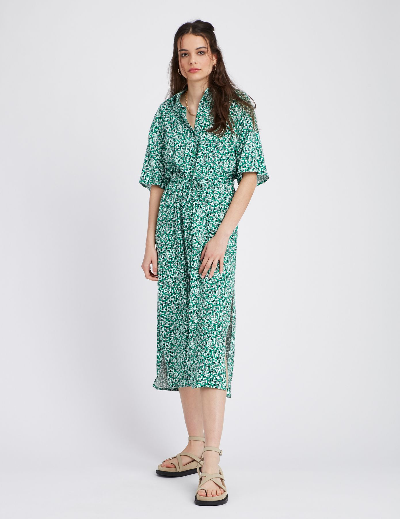 Robe longue imprimée