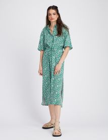 Robe longue imprimée