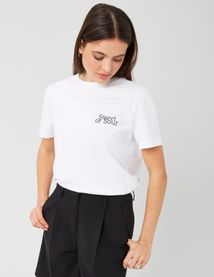 T-shirt imprim&eacute; devant/dos