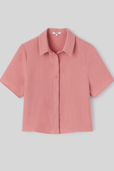 Chemisette en gaze de coton